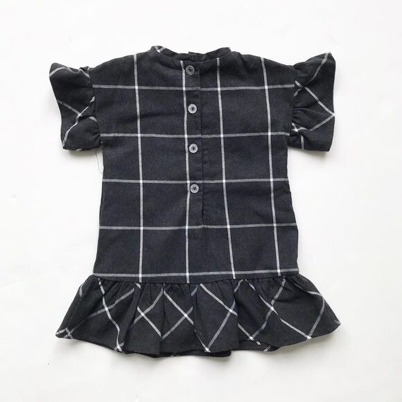 Chicco window grid plaid dress VGUC 15 months - Picture 4 of 4